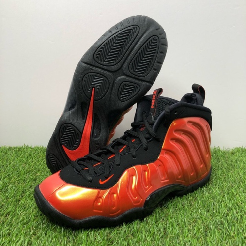 Nike Little Posite One (GS) Habanero Red Size 6.5Y